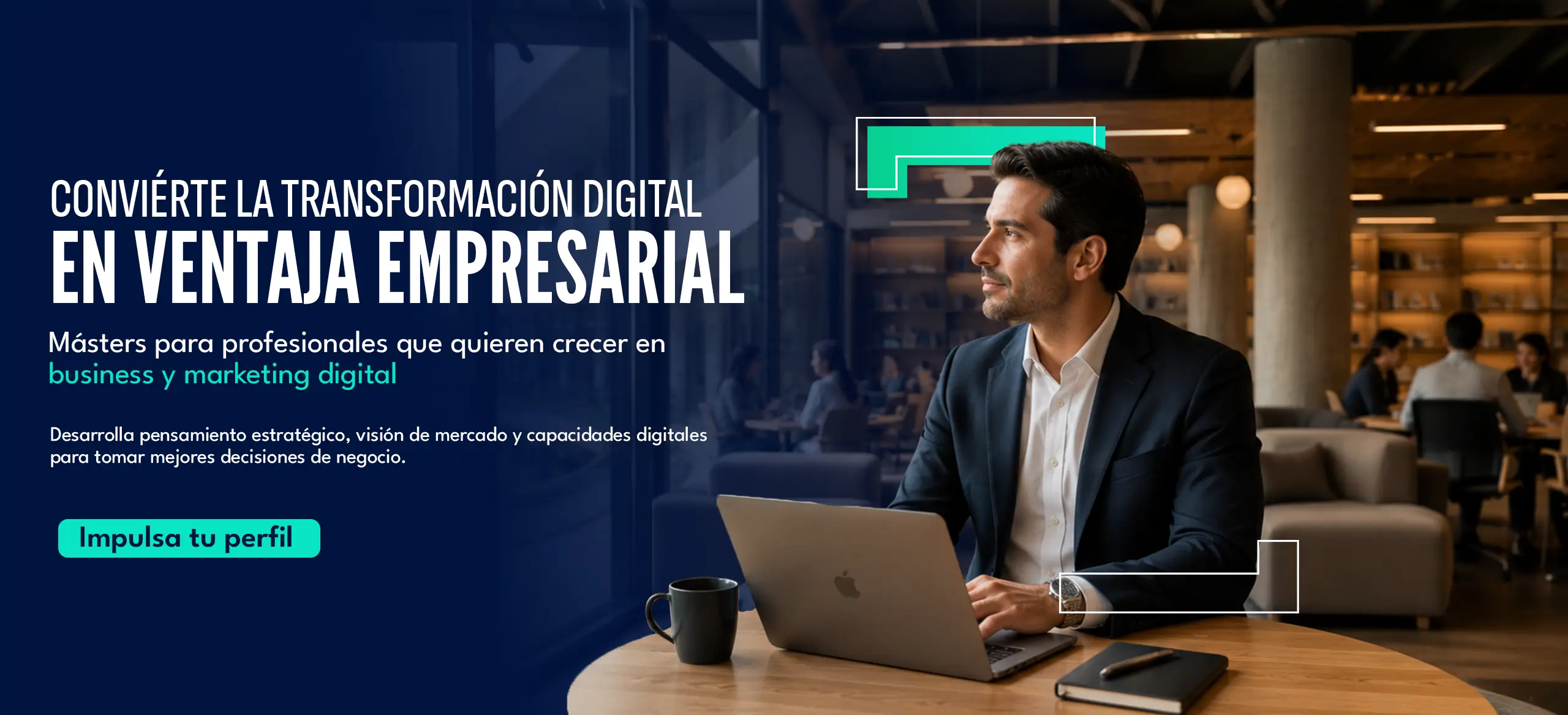 Convierte la transformación digital en ventaja empresarial — Másters ESIC